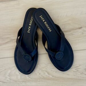 EUC Jack Rogers Navy ROWAN Sandals 9